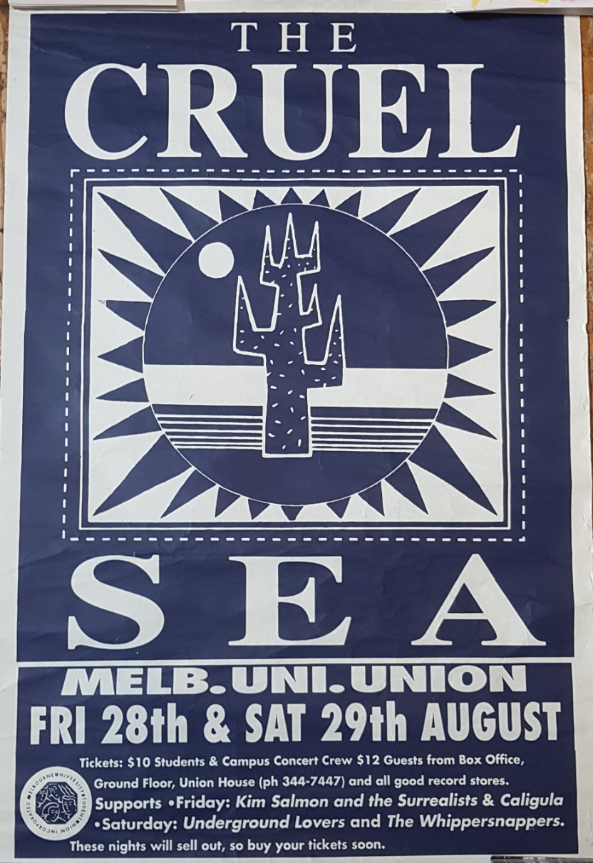 CRUEL SEA - THIS IS NOT THE WAY HOME TOUR (USED 1992) POSTER