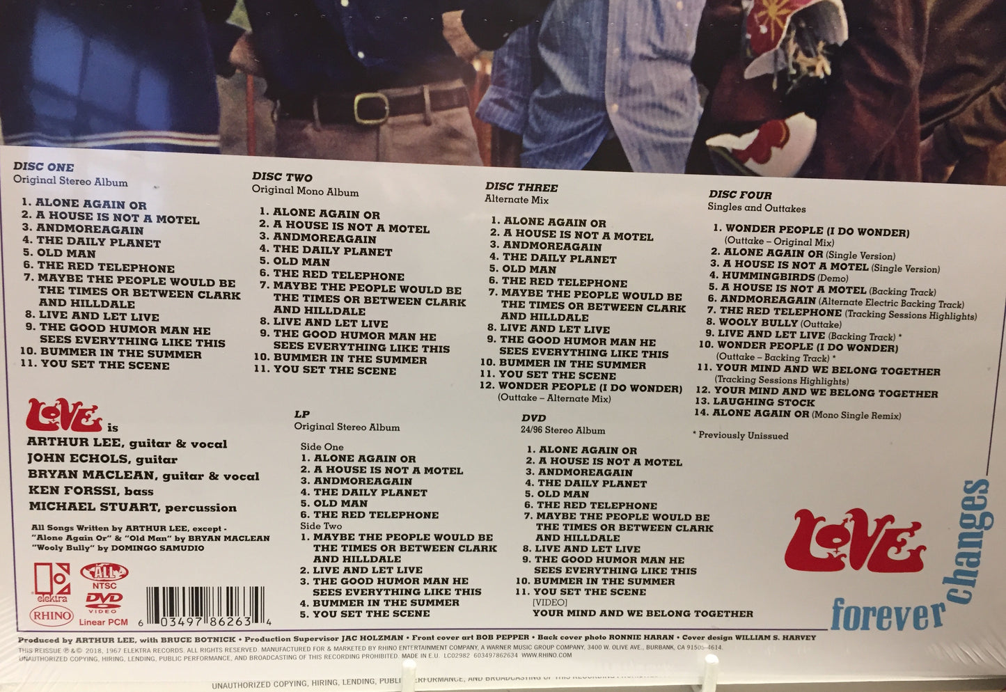 LOVE - FOREVER CHANGES (LP/4CD/DVD) BOX SET