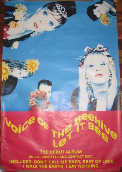 VOICE OF THE BEEHIVE - LET IT BEE (USED) LARGE POSTER