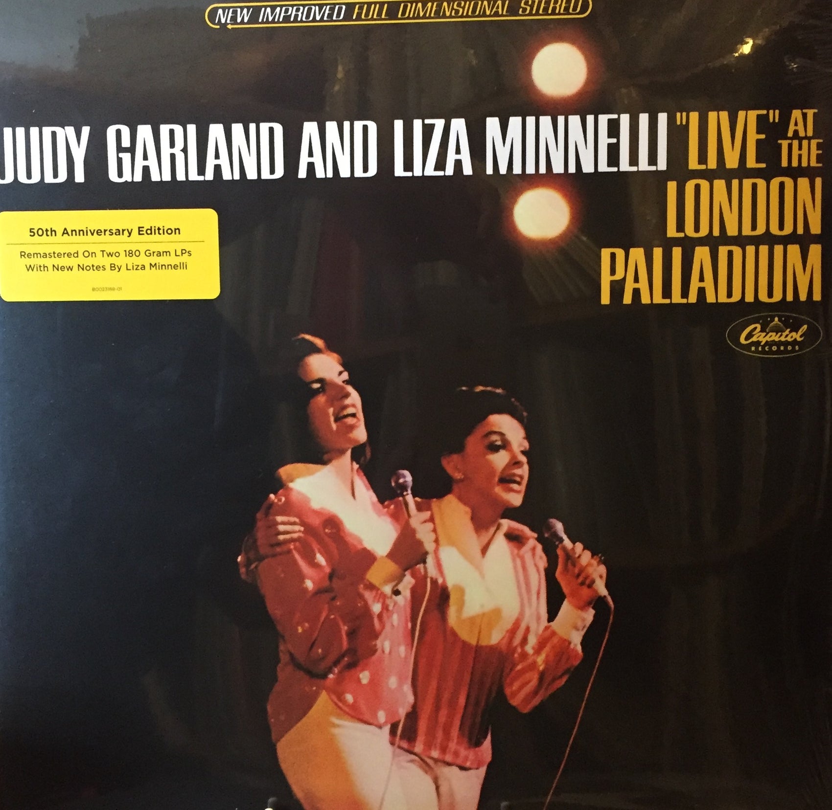 JUDY GARLAND & LIZA MINNELLI - "LIVE" AT THE LONDON PALLADIUM (2LP) VINYL