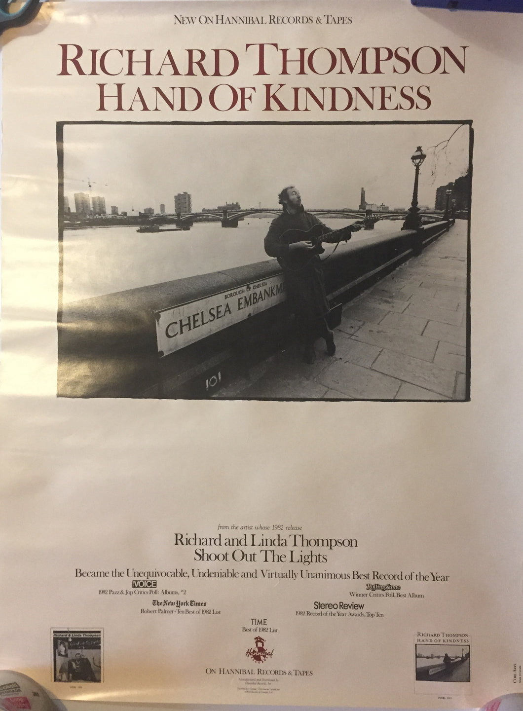 RICHARD THOMPSON - HAND OF KINDNESS (USED) POSTER