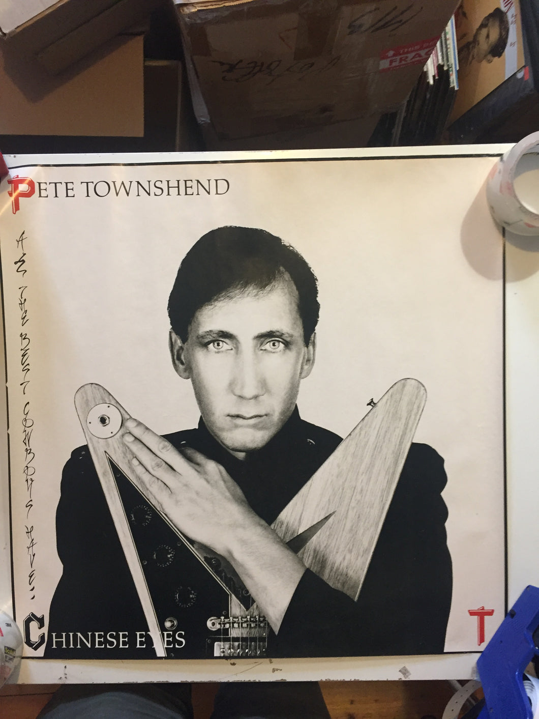 PETE TOWNSHEND - ALL THE BEST COWBOYS... (1992 USED) POSTER