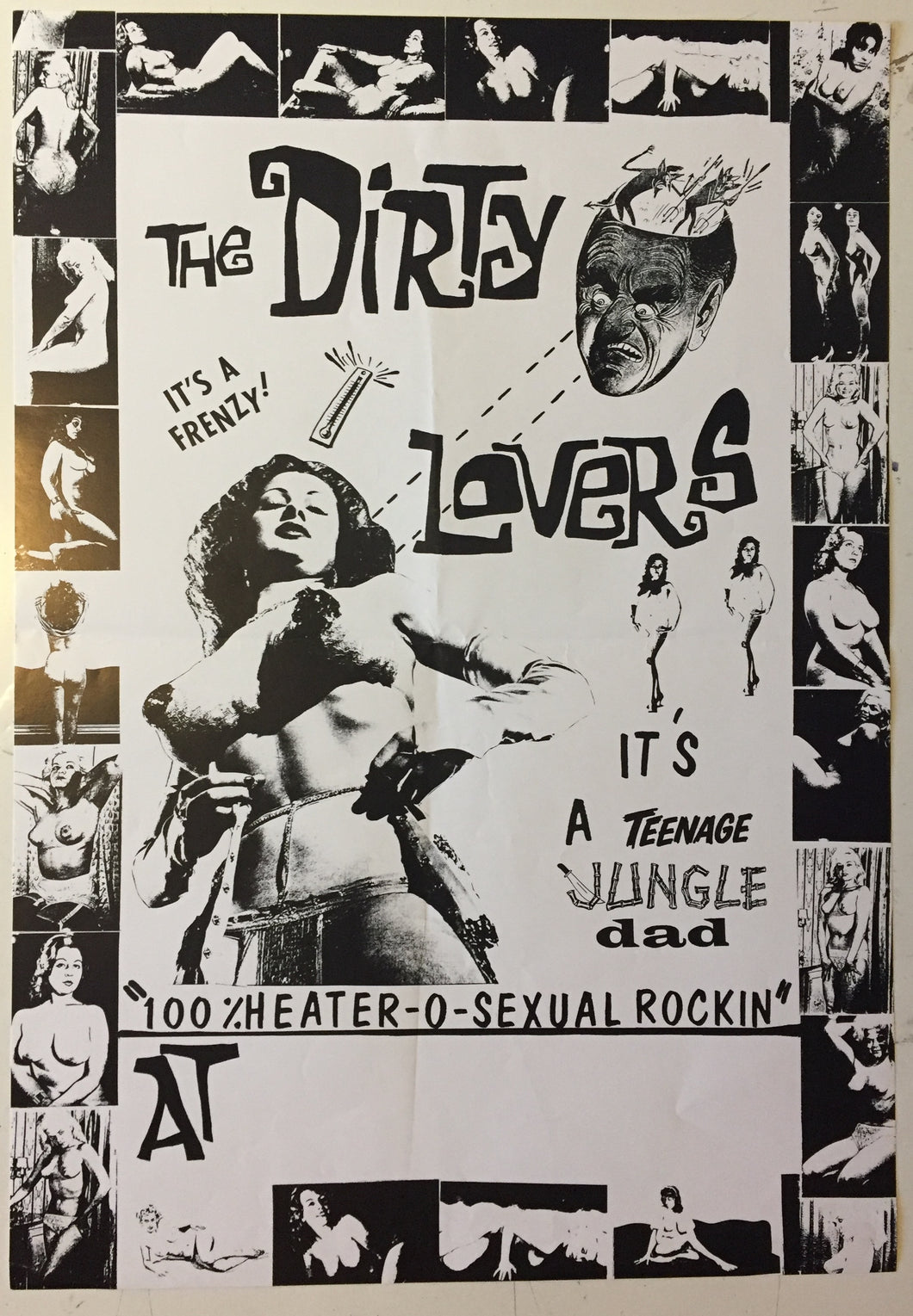 DIRTY LOVERS - DIRTY LOVERS (1990 USED) POSTER