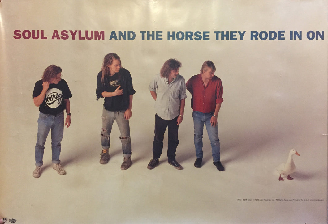 SOUL ASYLUM - AND THE HORSE (1990 USED) POSTER
