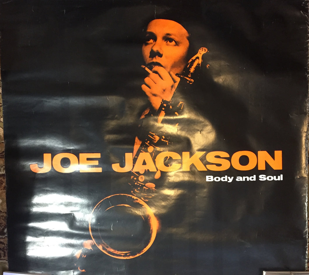 JOE JACKSON - BODY & SOUL (1984 USED) POSTER