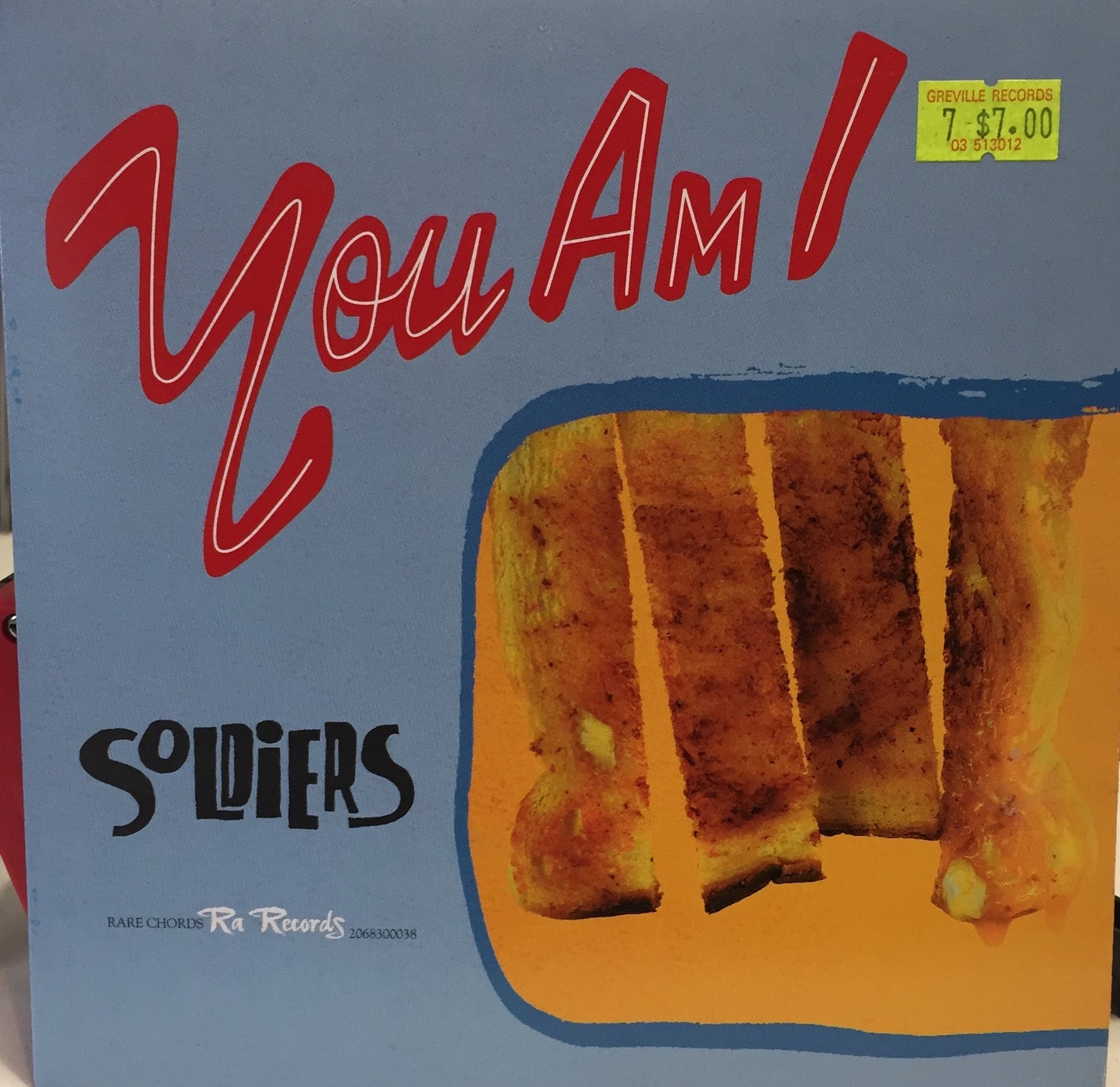 YOU AM I - SOLDIERS (7") (USED VINYL 1996 AUS UNPLAYED) VINYL