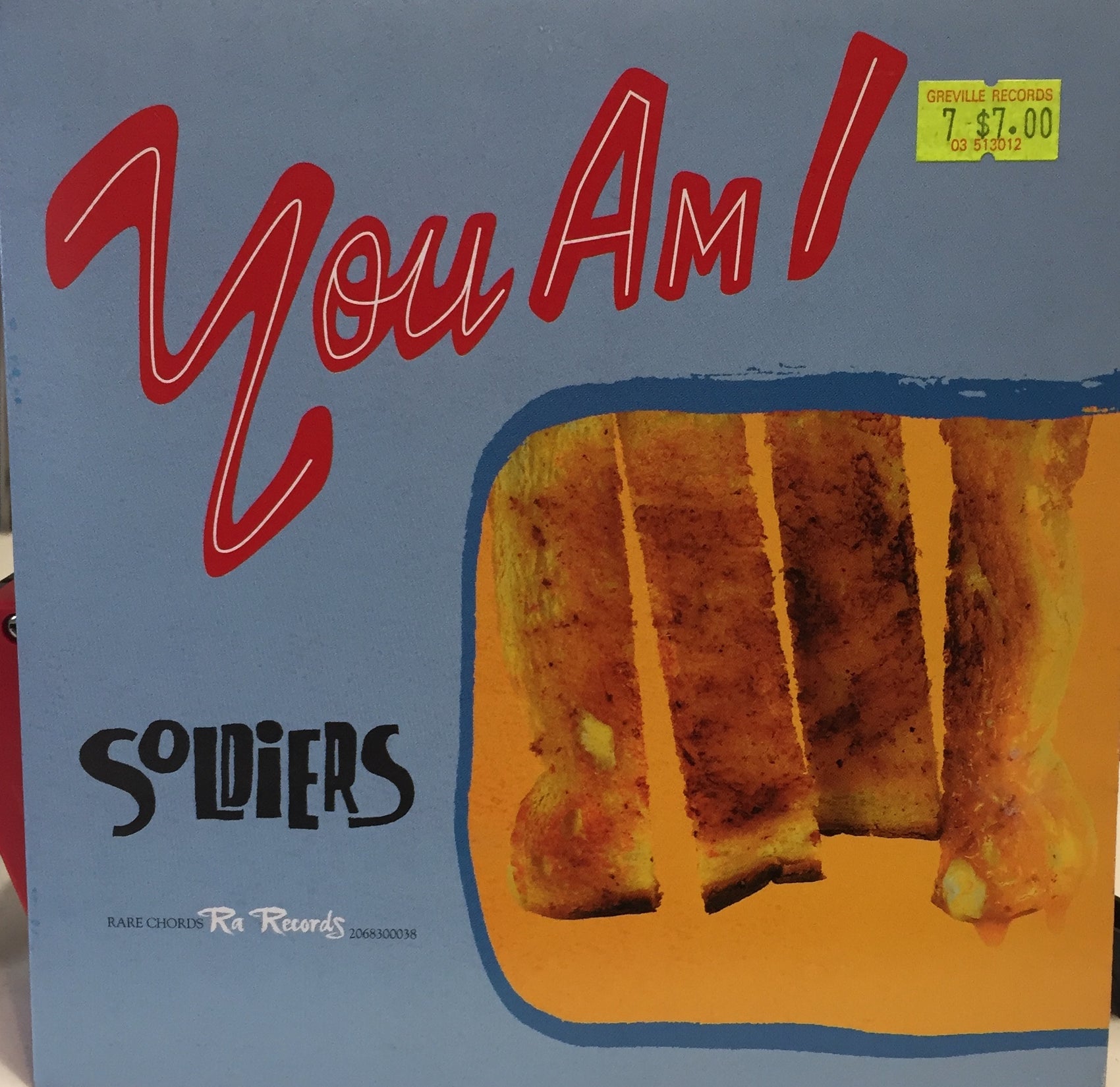 YOU AM I - SOLDIERS (7") (USED VINYL 1996 AUS UNPLAYED) VINYL