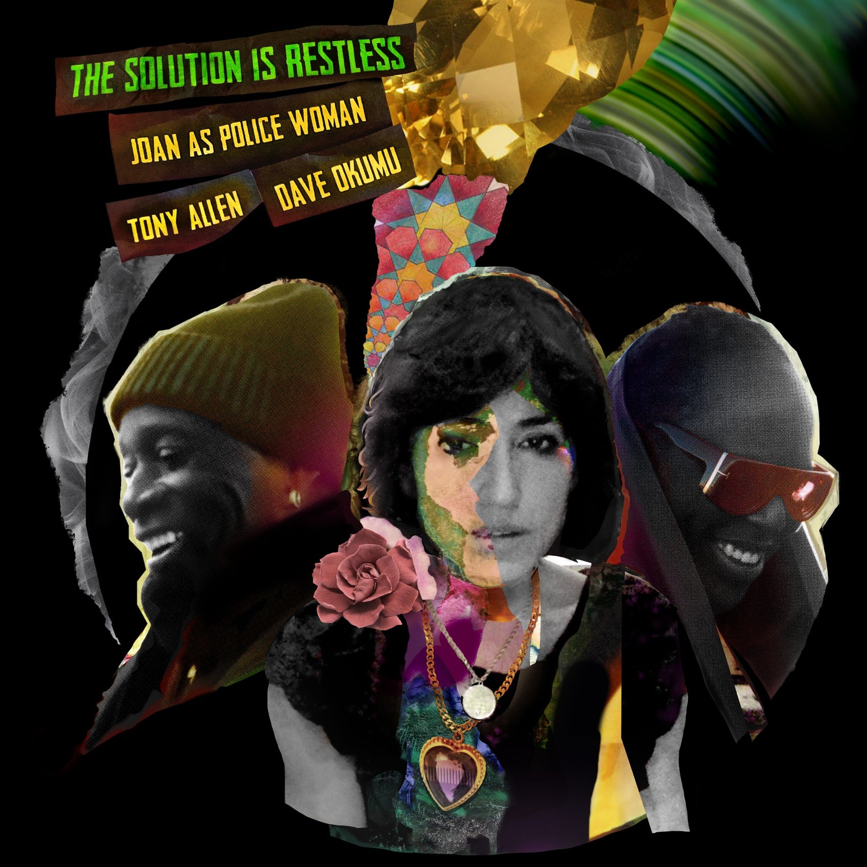 JOAN AS A POLICE WOMAN, TONY ALLEN AND DAVE OKUMU - THE SOLUTION IS WRESTLESS (SIGNED) (2LP) VINYL