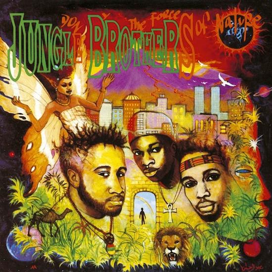 JUNGLE BROTHERS - DONE BY THE FORCES OF NATURE (USED VINYL 1990 UK/EU M-/M-)