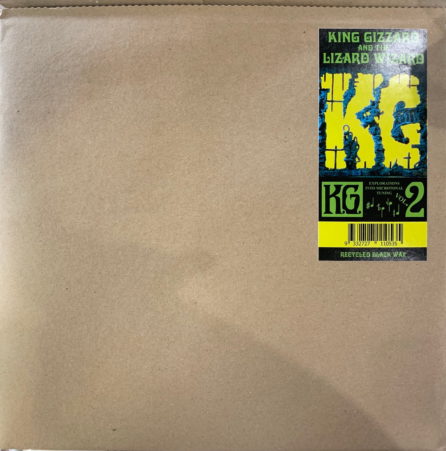 KING GIZZARD & THE LIZARD WIZARD - KG (EXPLORATIONS INTO MICROTONAL TUNING VOL. 2) VINYL