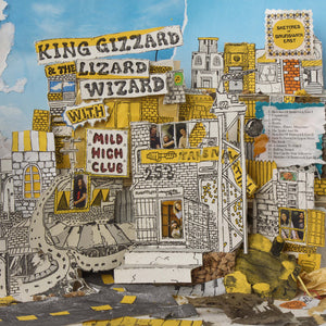 KING GIZZARD & THE LIZARD WIZARD WITH MILD HIGH CLUB - SKETCHES OF BRUNSWICK EAST (YELLOW AND BLUE COLOURED) (US IMPORT) VINYL