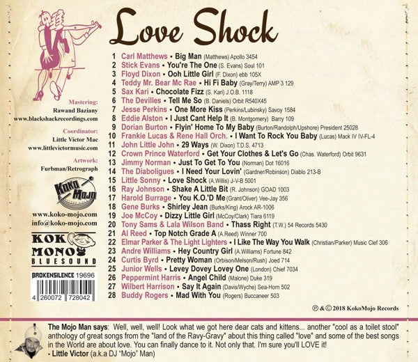 VARIOUS - LOVE SHOCK: ABOUT THOSE BEATS FROM THE HEART CD