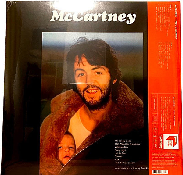 PAUL MCCARTNEY - MCCARTNEY (HALF SPEED MASTER) VINYL