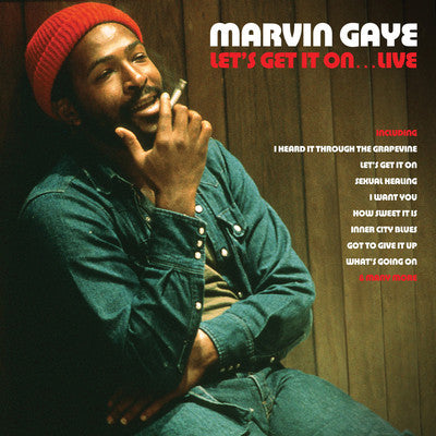 MARVIN GAYE - LET'S GET IT ON...LIVE! (2LP RED COLOURED) VINYL