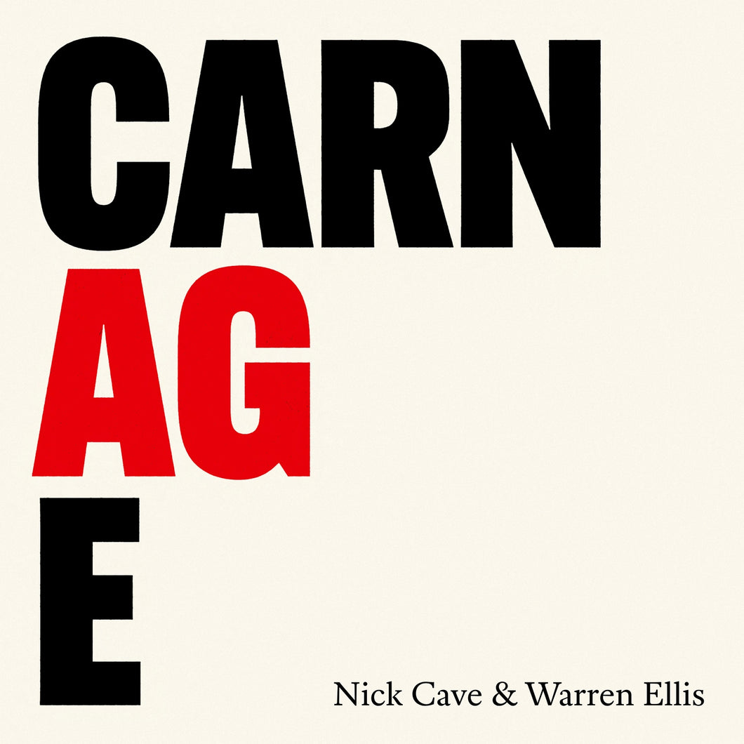 NICK CAVE & WARREN ELLIS - CARNAGE (W/ POSTER) CD
