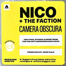 Load image into Gallery viewer, NICO - CAMERA OBSCURA (BLUE COLOURED RSD 2022) VINYL
