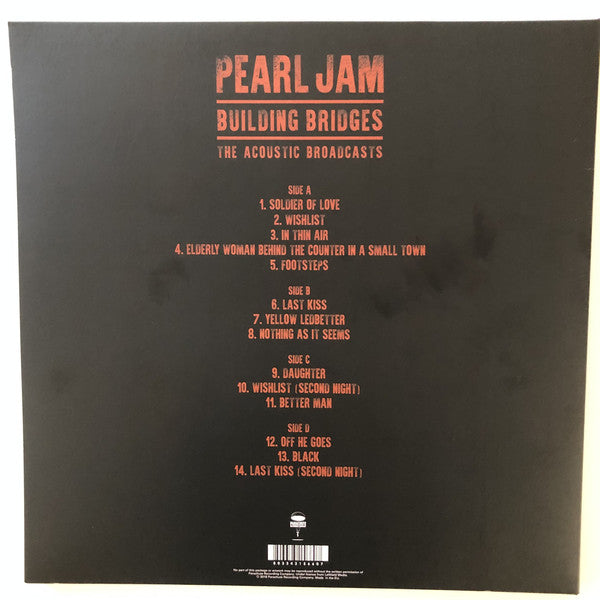 PEARL JAM - BUILDING BRIDGES (2LP) VINYL
