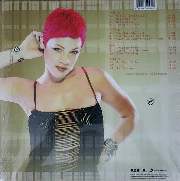PINK - CAN'T TAKE ME HOME (COLOURED 2LP) VINYL