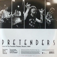 Load image into Gallery viewer, PRETENDERS - LIVE! AT THE PARADISE THEATRE, BOSTON 1980 (CLEAR/RED COLOURED) VINYL RSD 2020
