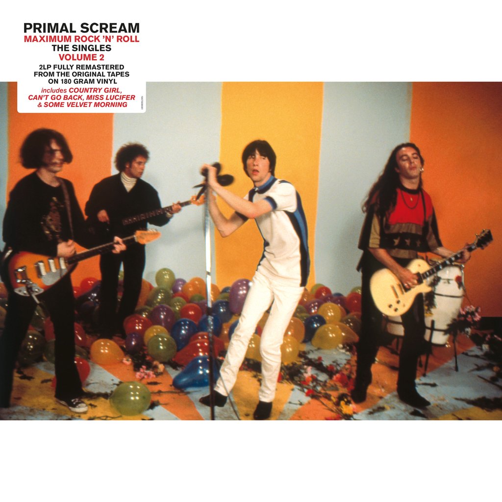 PRIMAL SCREAM ‎– MAXIMUM ROCK'N'ROLL: THE SINGLES VOLUME TWO (2LP) VINYL
