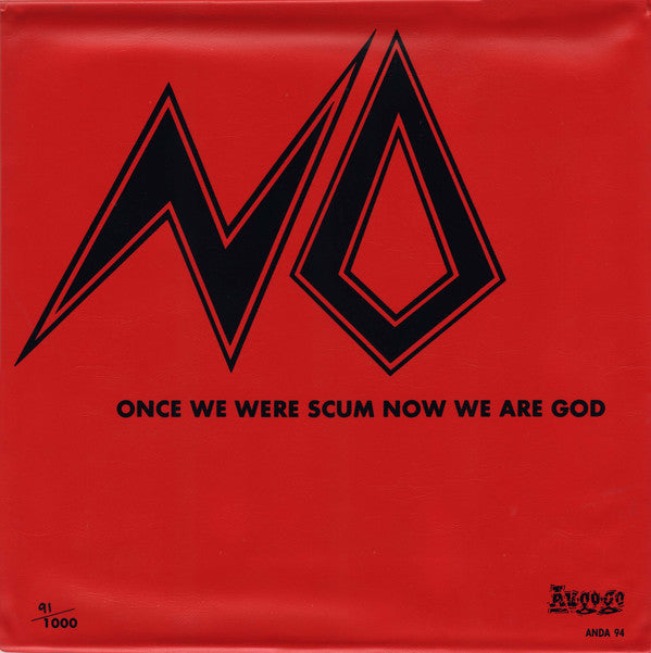 NO - ONCE WE WERE SCUM NOW WE ARE GOD (USED VINYL 1989 AUS M-/EX+)