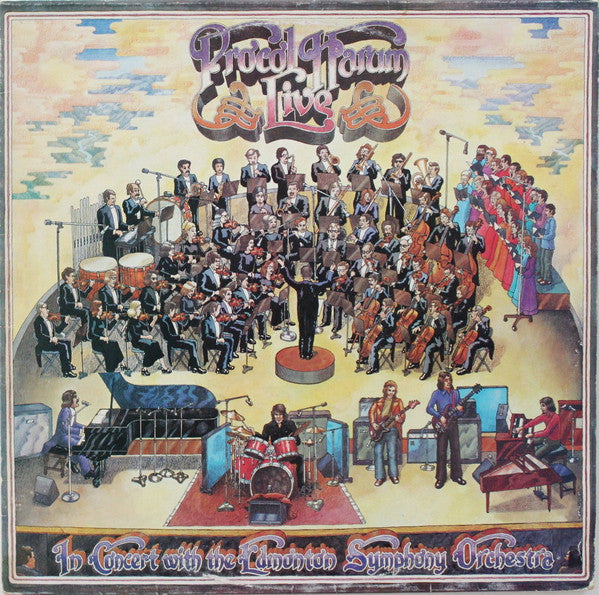 PROCOL HARUM - LIVE - IN CONCERT WITH THE EDMONTON SYMPHONY ORCHESTRA (USED VINYL 1972 CANADA M-/EX)
