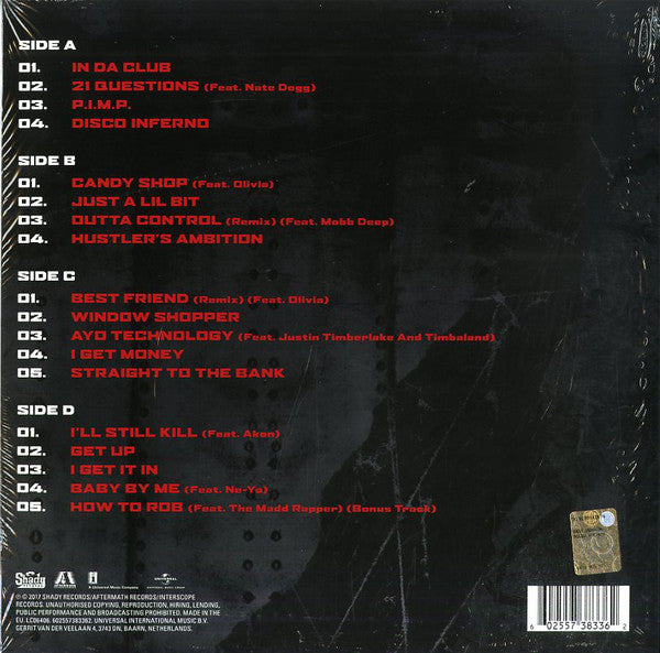 50 CENT - BEST OF (2LP) VINYL