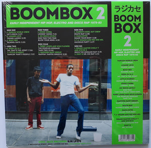 VARIOUS - BOOMBOX 2: EARLY INDEPENDENT HIP HOP, ELECTRO AND DISCO RAP 1979-83 (3LP) VINYL