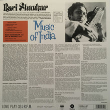 Load image into Gallery viewer, RAVI SHANKAR - MUSIC OF INDIA VINYL
