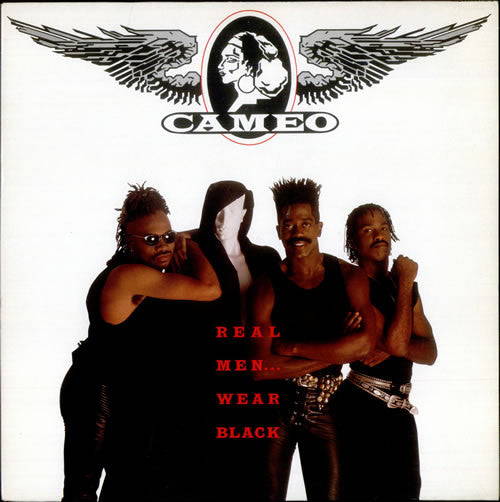 CAMEO - REAL MEN... WEAR BLACK (USED VINYL 1990 US UNPLAYED)