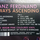 FRANZ FERDINAND - ALWAYS ASCENDING (BLUE AND WHITE COLOURED) VINYL + SIGNED PHOTO