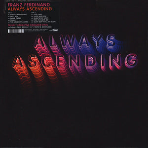 FRANZ FERDINAND ‎- ALWAYS ASCENDING (PINK COLOURED) VINYL + SIGNED PHOTO
