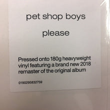 Load image into Gallery viewer, PET SHOP BOYS - PLEASE VINYL
