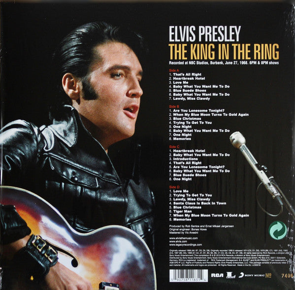 ELVIS PRESLEY - THE KING IN THE RING (2LP) VINYL