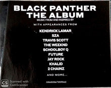 Load image into Gallery viewer, VARIOUS - BLACK PANTHER (2LP) SOUNDTRACK VINYL

