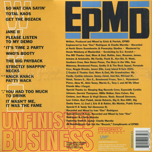 EPMD - UNFINISHED BUSINESS (2LP) VINYL