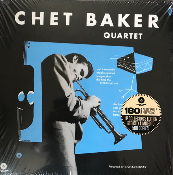CHET BAKER - CHET BAKER QUARTET VINYL