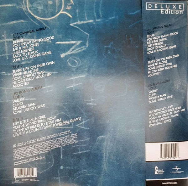 AMY WINEHOUSE - BACK TO BLACK (DELUXE 2LP EDITION) VINYL