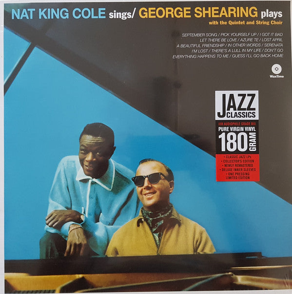 NAT KING COLE & GEORGE SHEARING - NAT KING COLE SINGS/GEORGE SHEARING PLAYS VINYL