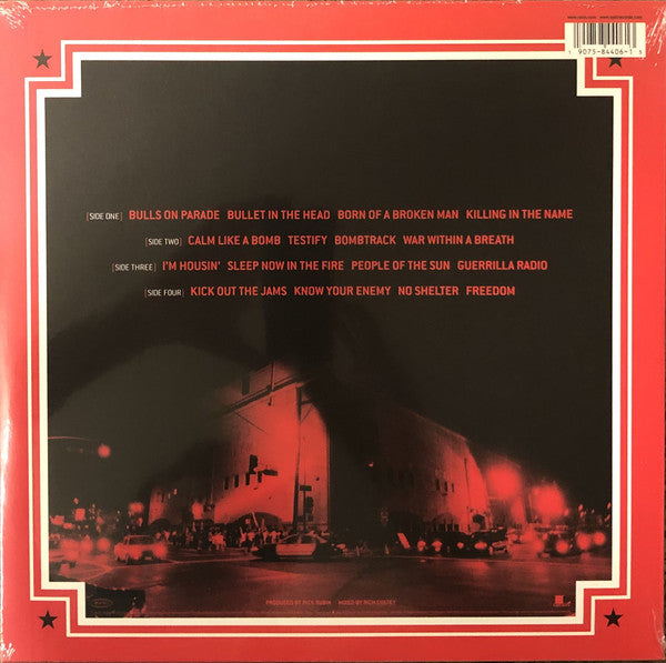 RAGE AGAINST THE MACHINE - LIVE AT THE GRAND OLYMPIC AUDITORIUM (2LP) VINYL