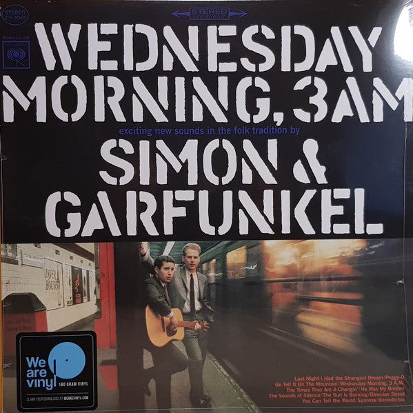 SIMON AND GARFUNKEL - WEDNESDAY MORNING, 3AM VINYL