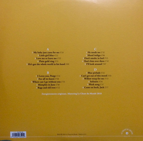 NINA SIMONE - MY BABY JUST CARES FOR ME (2LP) VINYL