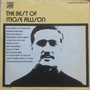 MOSE ALLISON - THE BEST OF MOSE ALLISON (USED VINYL 1975 US M-/EX)