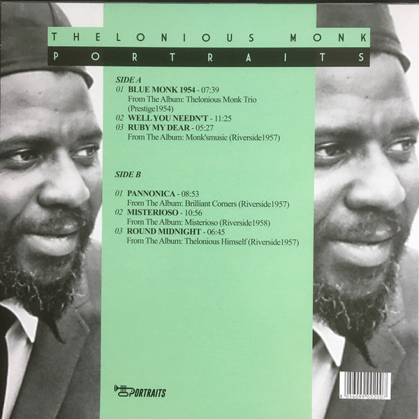 THELONIOUS MONK - PORTRAITS VINYL