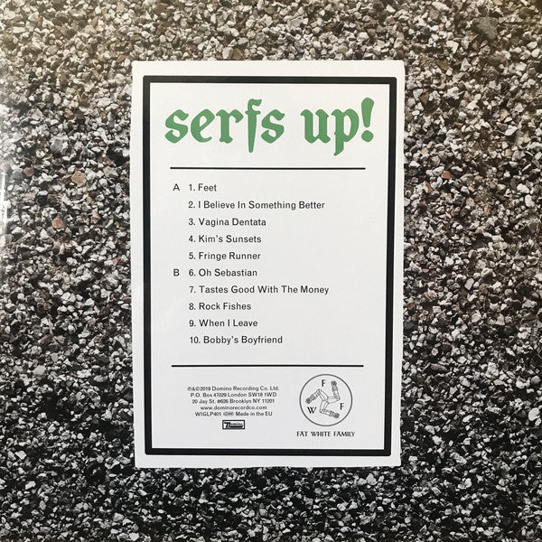 FAT WHITE FAMILY - SERFS UP! (GOLD COLOURED) VINYL