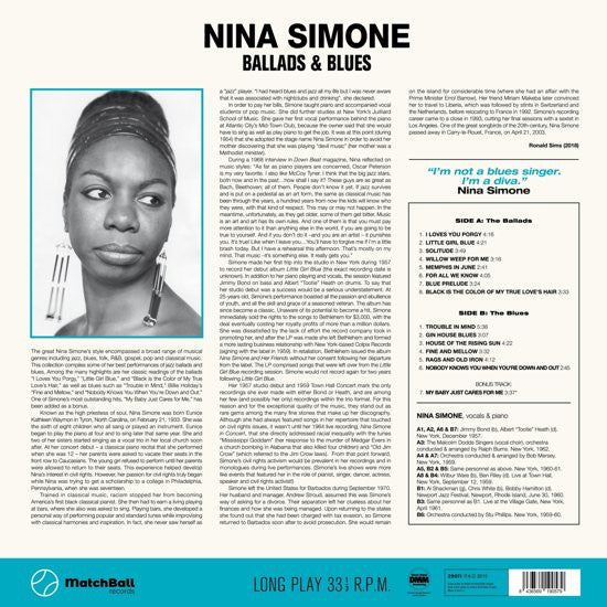 NINA SIMONE - BLUES & BALLADS VINYL