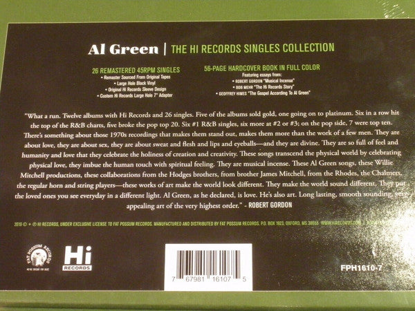 AL GREEN - THE HI RECORDS SINGLES COLLECTION