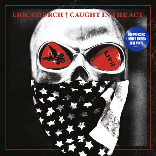 ERIC CHURCH - CAUGHT IN THE ACT (BLUE COLOURED 2LP) VINYL