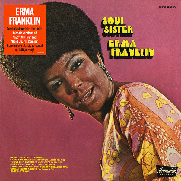 ERMA FRANKLIN - SOUL SISTER VINYL