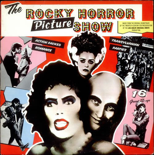 VARIOUS ARTISTS - ROCKY HORROR PICTURE SHOW SOUNDTRACK (RED COLOURED) VINYL